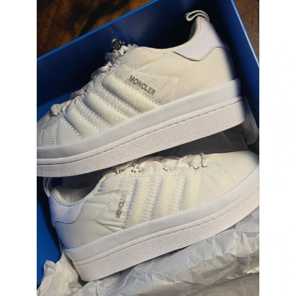 Adidas x Moncler Campus White Quilted  STREETFASHION PREMIUM EXCLUSIVE